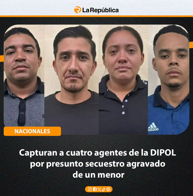 Capturan a cuatro agentes de la DIPOL por presunto secuestro agravado de un menor - Cover Image